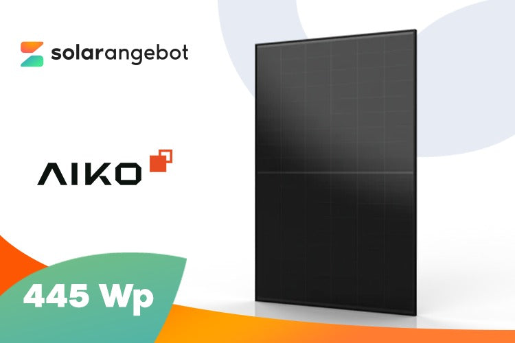 Aiko 445Wp A-MAH54Mb Neostar 2S Monofazial Solarmodul – Full Black