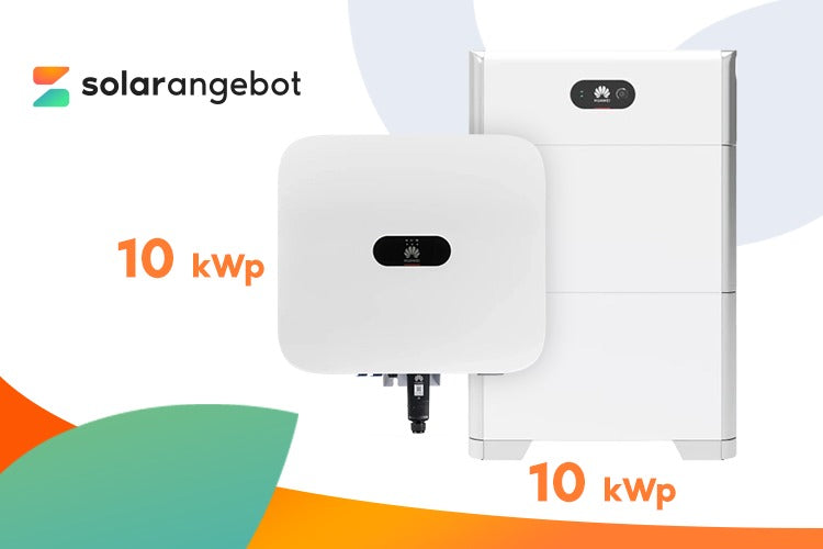 Huawei PV Paketi – 10 kW Hybrid Wechselrichter & 10 kWh Speicher mit Smart Meter